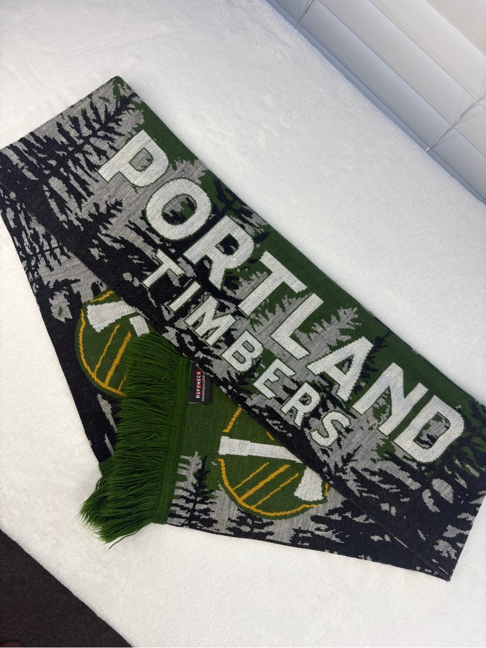 Portland Timbers Treeline Design Soccer Scarf